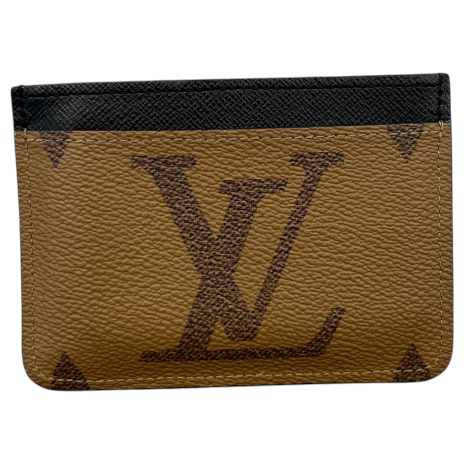 Women's LV Side Up Card Holder Brown - Photo 2