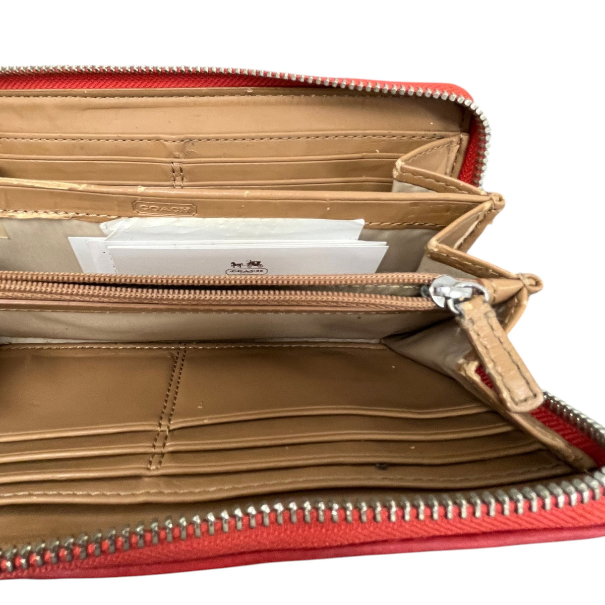 Women's Signature Slim Wallet Beige - Photo 10