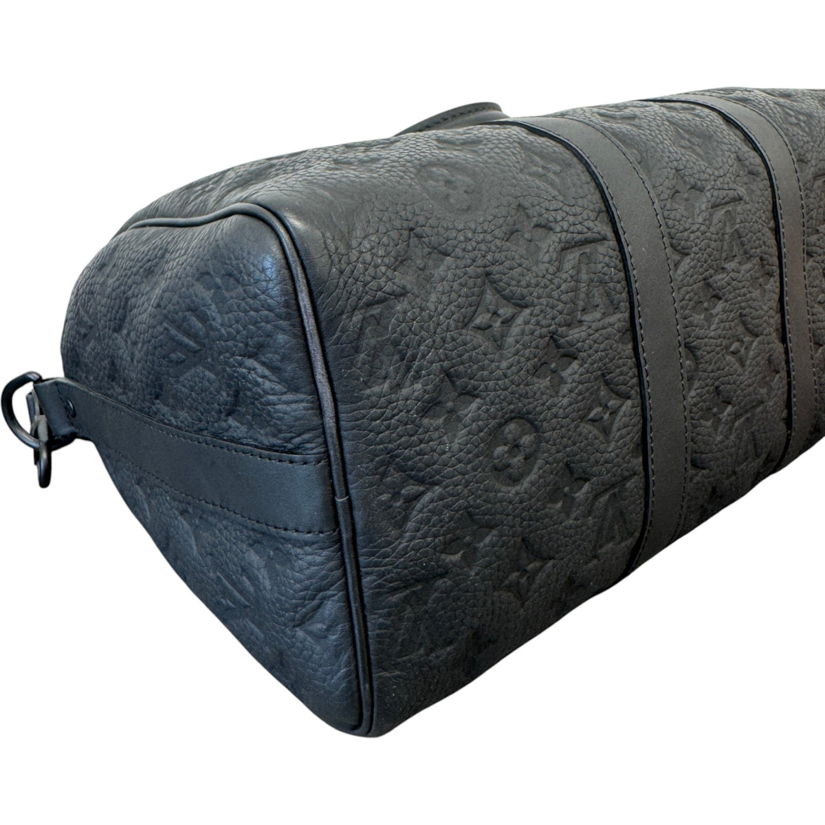 Men's Empreinte Leather Keepall Bandoulière 35 Travel Bag Black - Photo 12