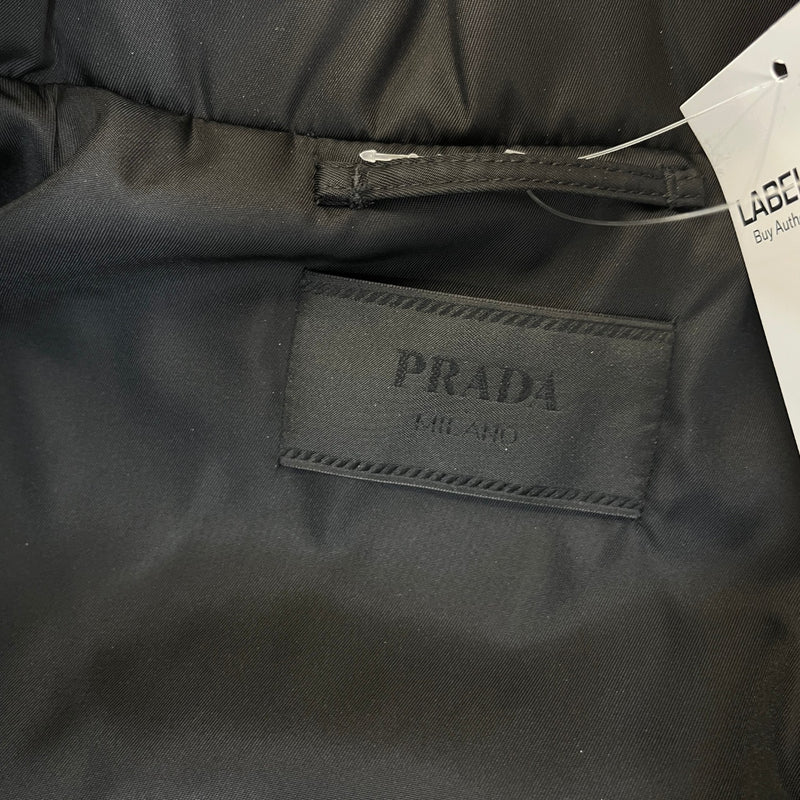 Men's Re-Nylon Logo Down Jacket Black Size L