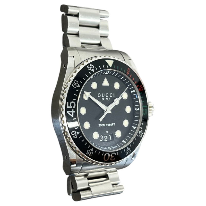 Men's Dive XL Stainless Steel Watch Silver