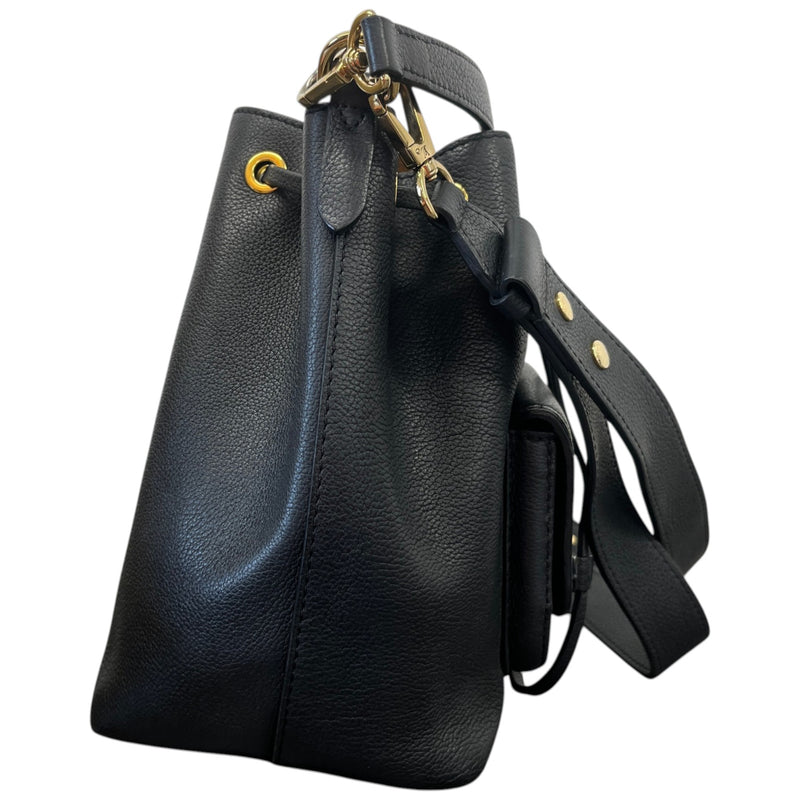 Women's Lockme Bucket Bag Black