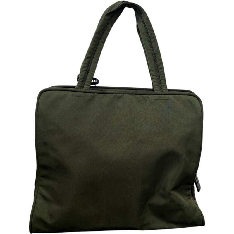 Women's Re-Nylon Plaque Logo Bag Khaki