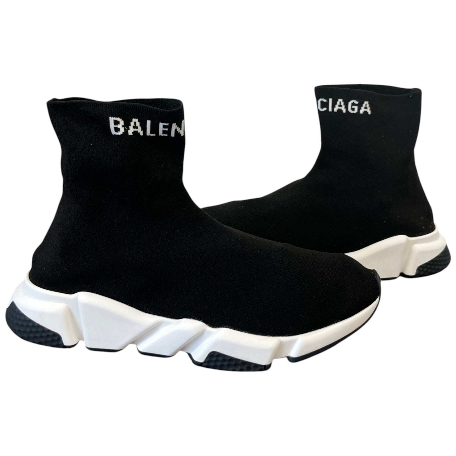 Men's Speed Sock High Trainers Black Size EU 43 / UK 9 - Photo 3