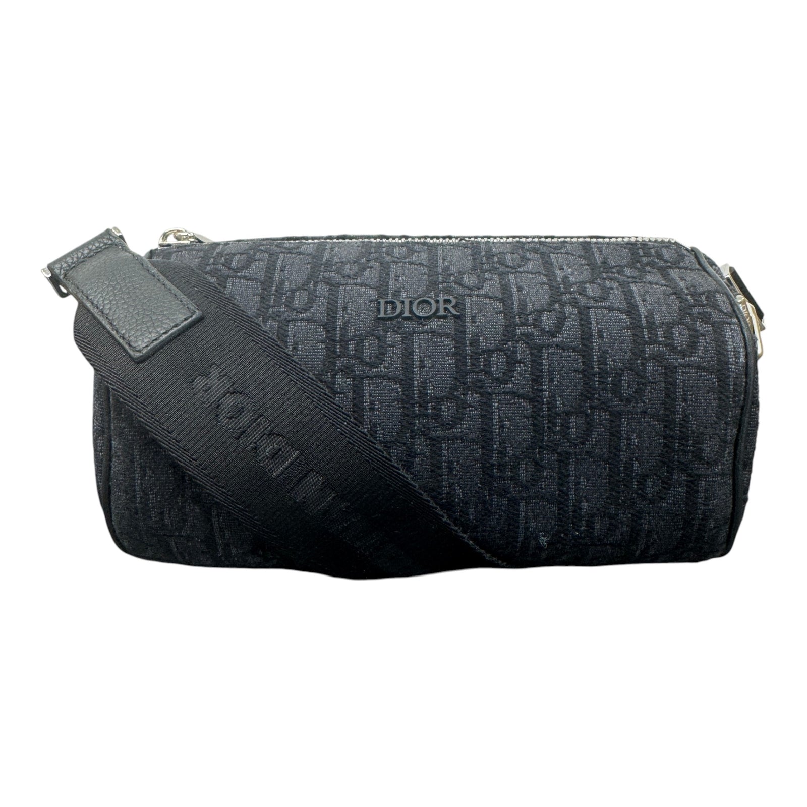 Men's Oblique Jacquard Roller Bag Black - Photo 3