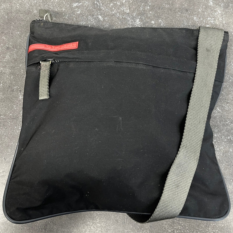 Men's Linea Rosa Messenger Bag Black
