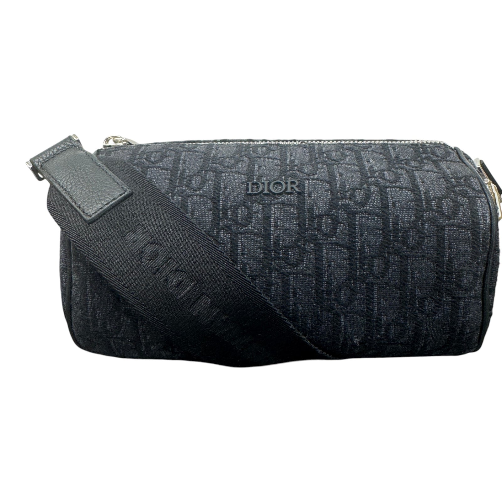 Men's Oblique Jacquard Roller Bag Black - Photo 1