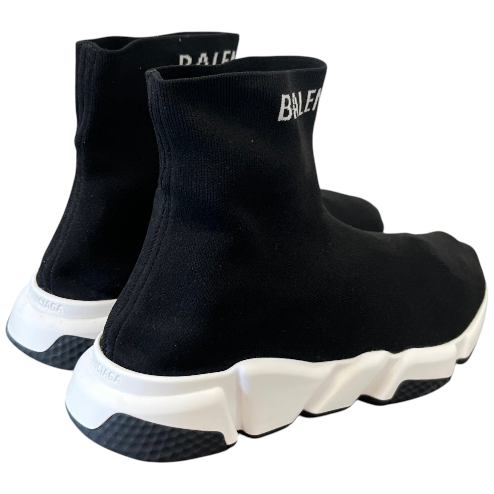 Men's Speed Sock High Trainers Black Size EU 43 / UK 9 - Photo 8