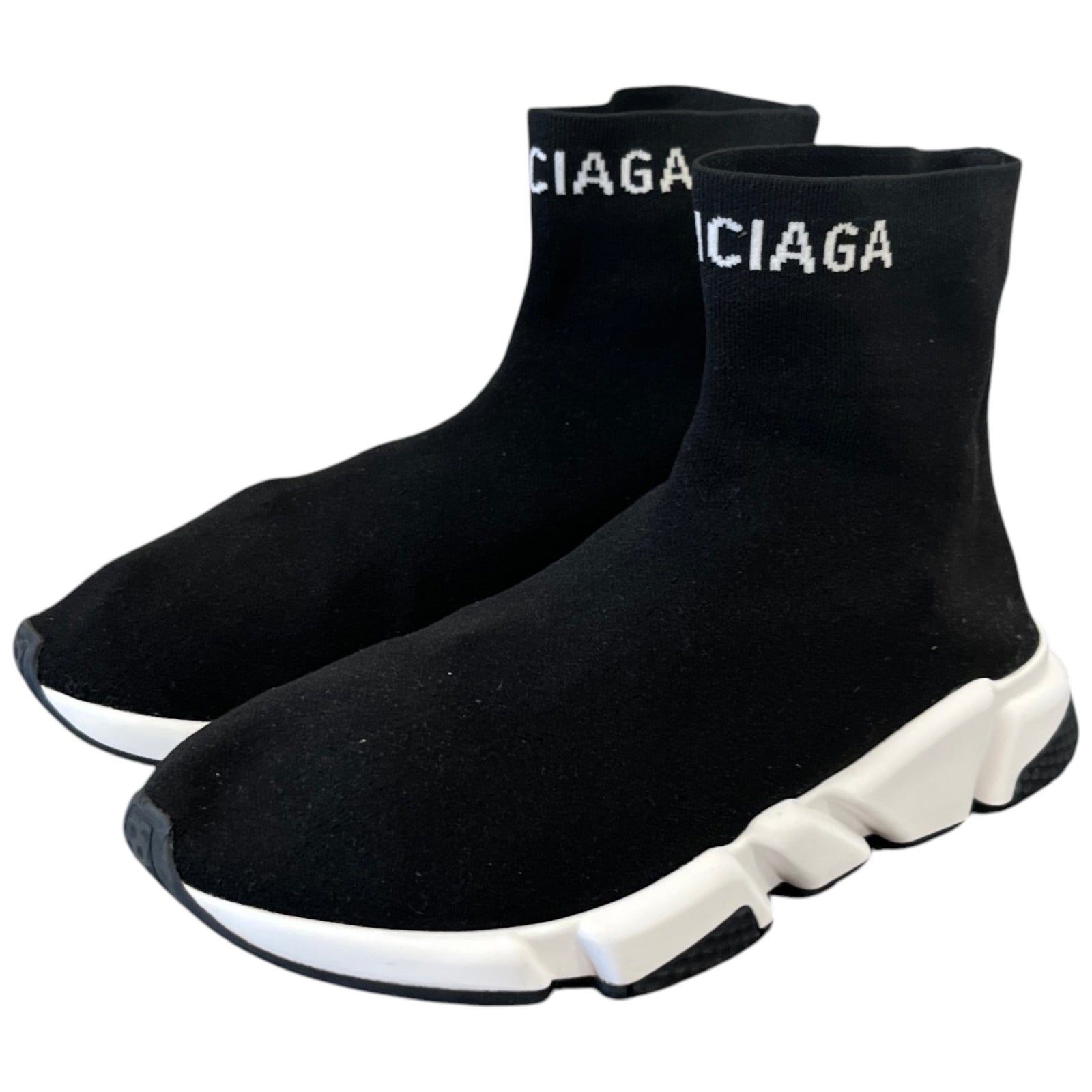 Men's Speed Sock High Trainers Black Size EU 43 / UK 9 - Photo 9