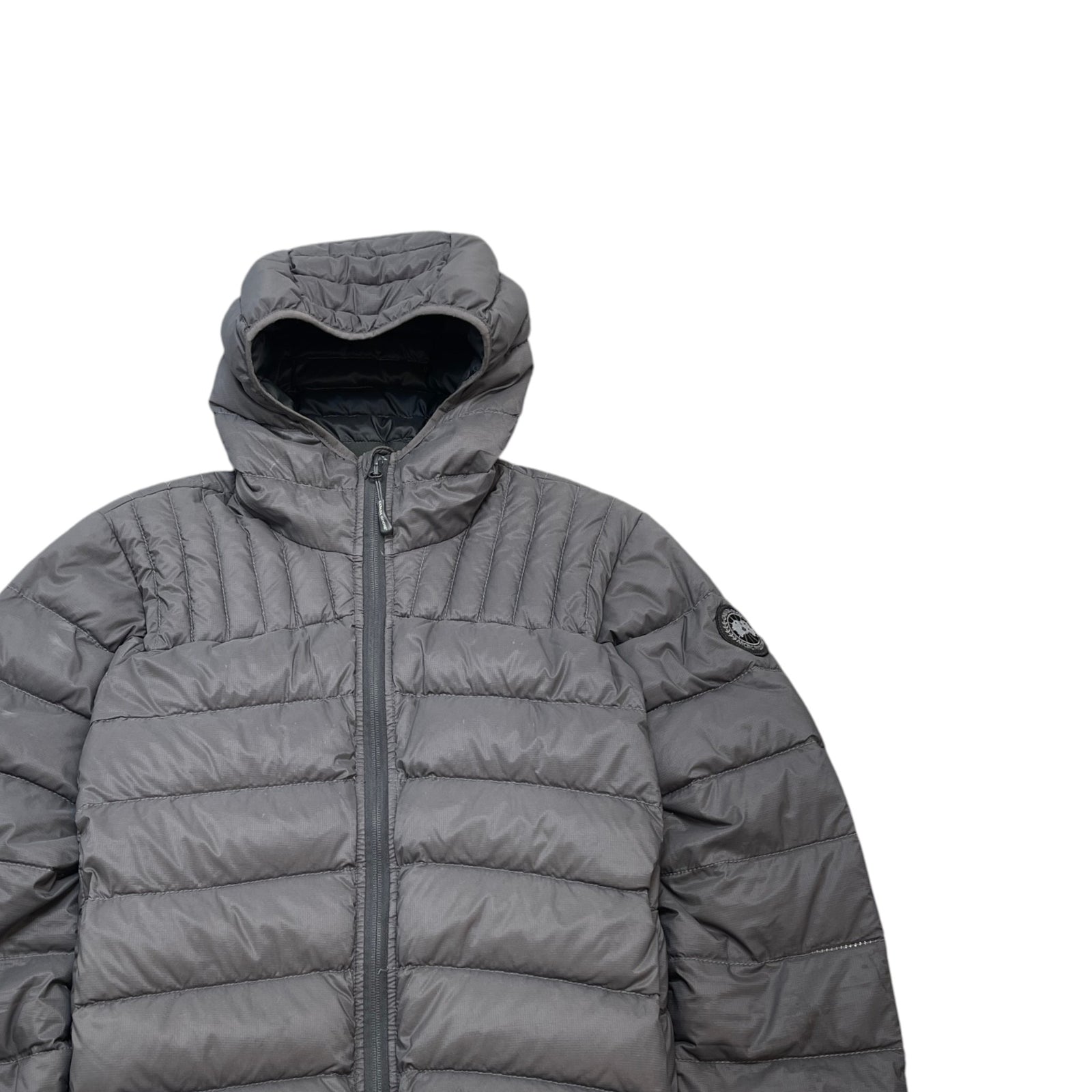 Men's Brookvale Hoody Down Jacket Grey Size M - Photo 3