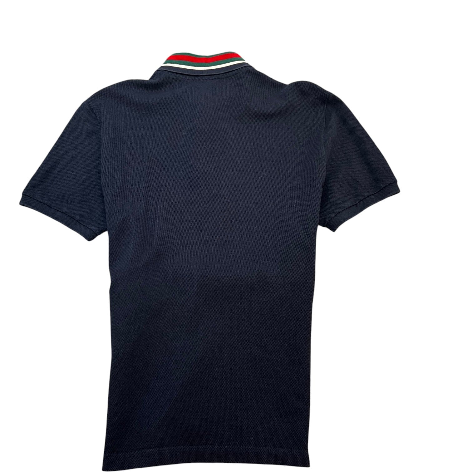 Men's Tiger Embroidery Polo Shirt Navy Size S - Photo 2