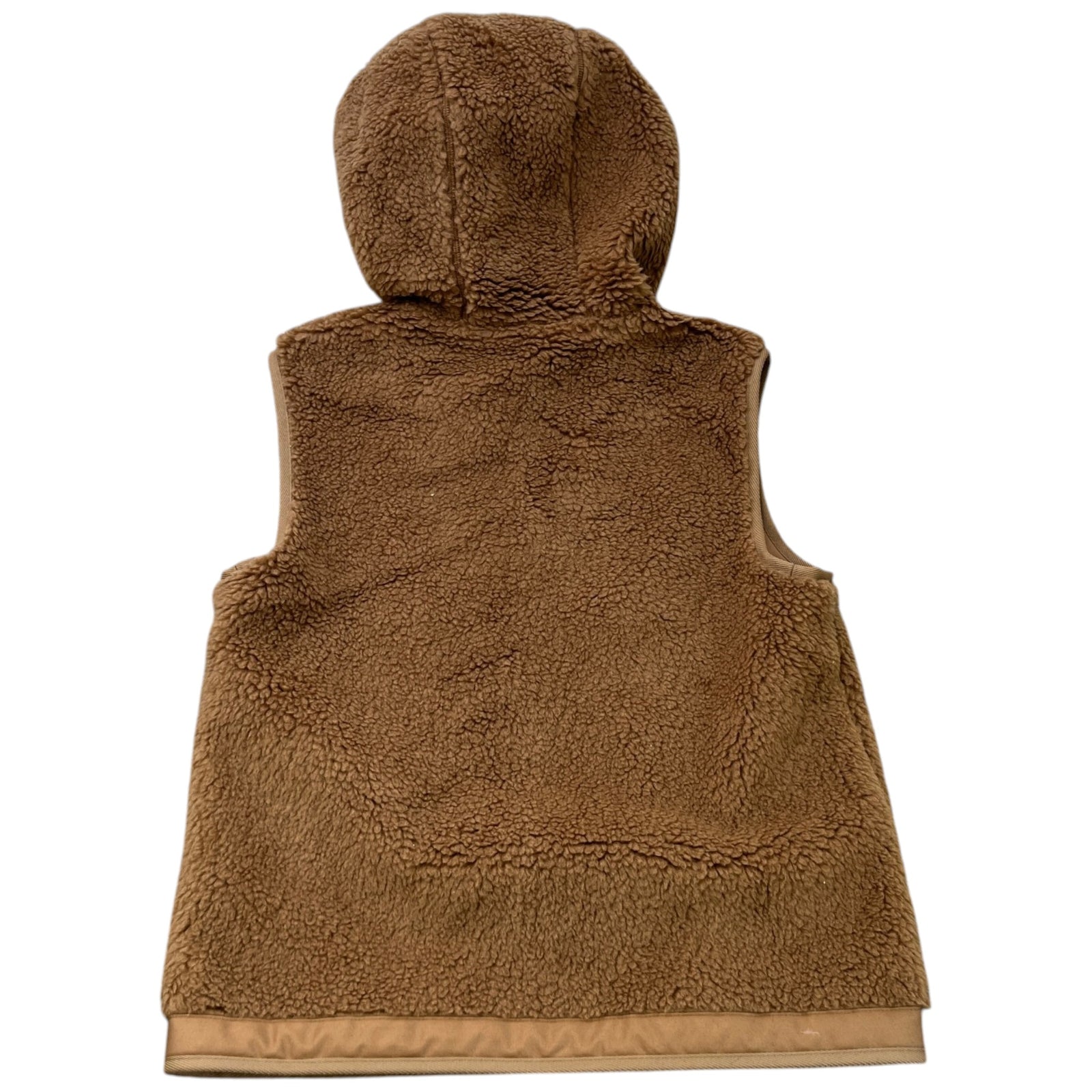 Women's Appliquéd Fleece Gilet Brown Size IT 38 / UK 6 - Photo 2