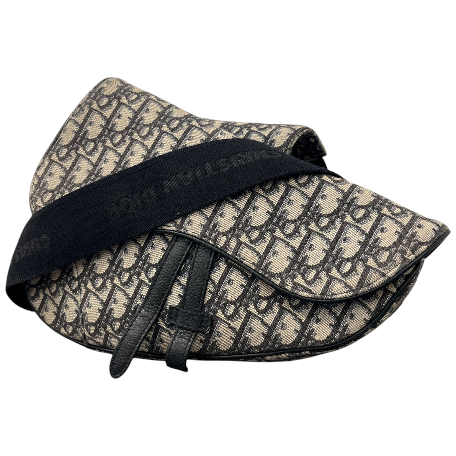 Men's Saddle Oblique Bag Navy - Photo 5