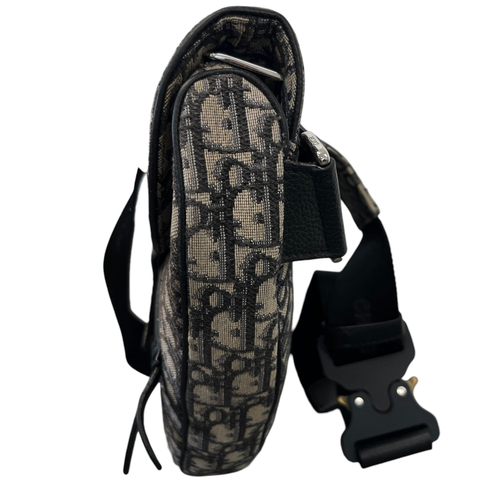 Men's Saddle Oblique Bag Navy - Photo 7