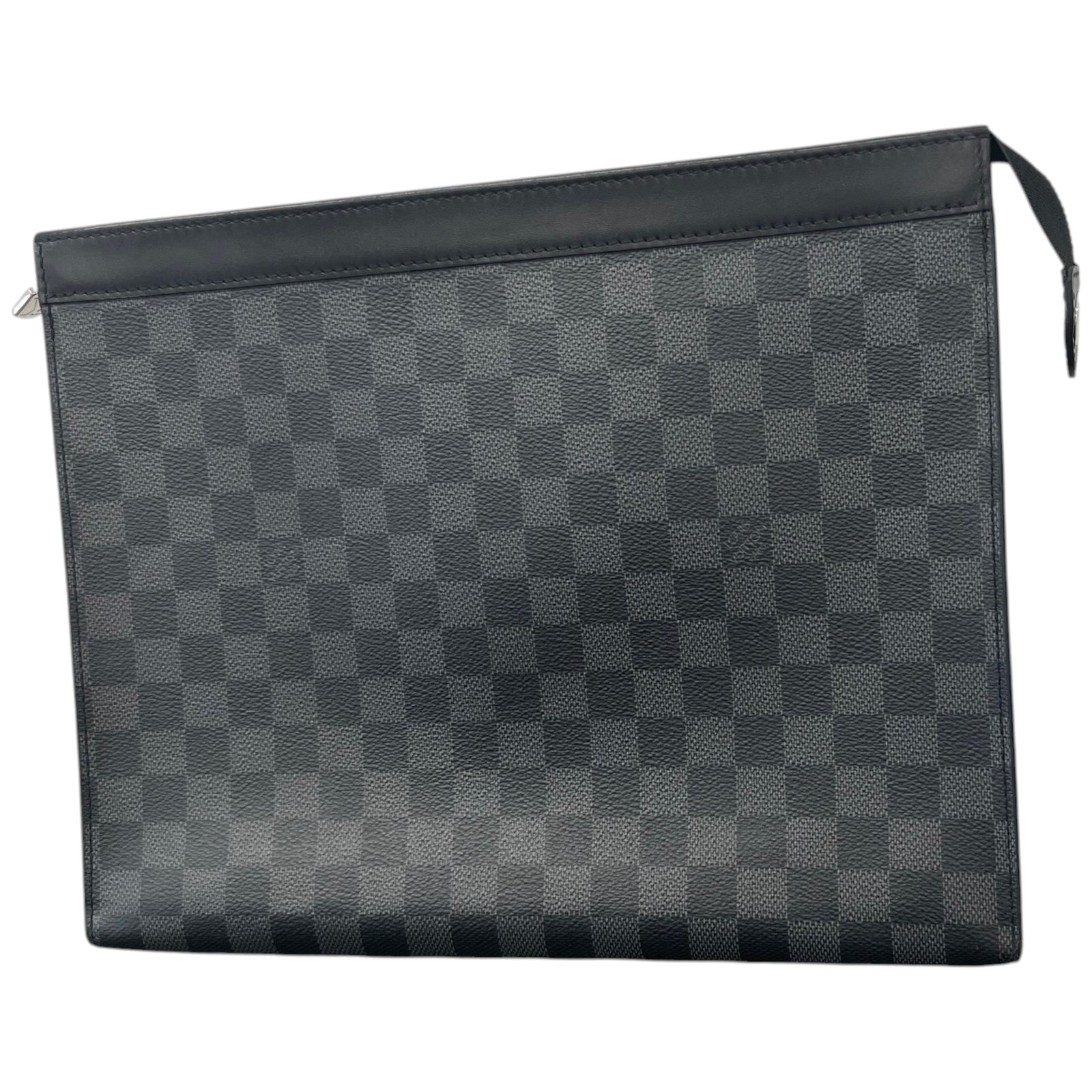 Men's Damier Graphite Pochette Voyage Gm Pouch Black - Photo 4