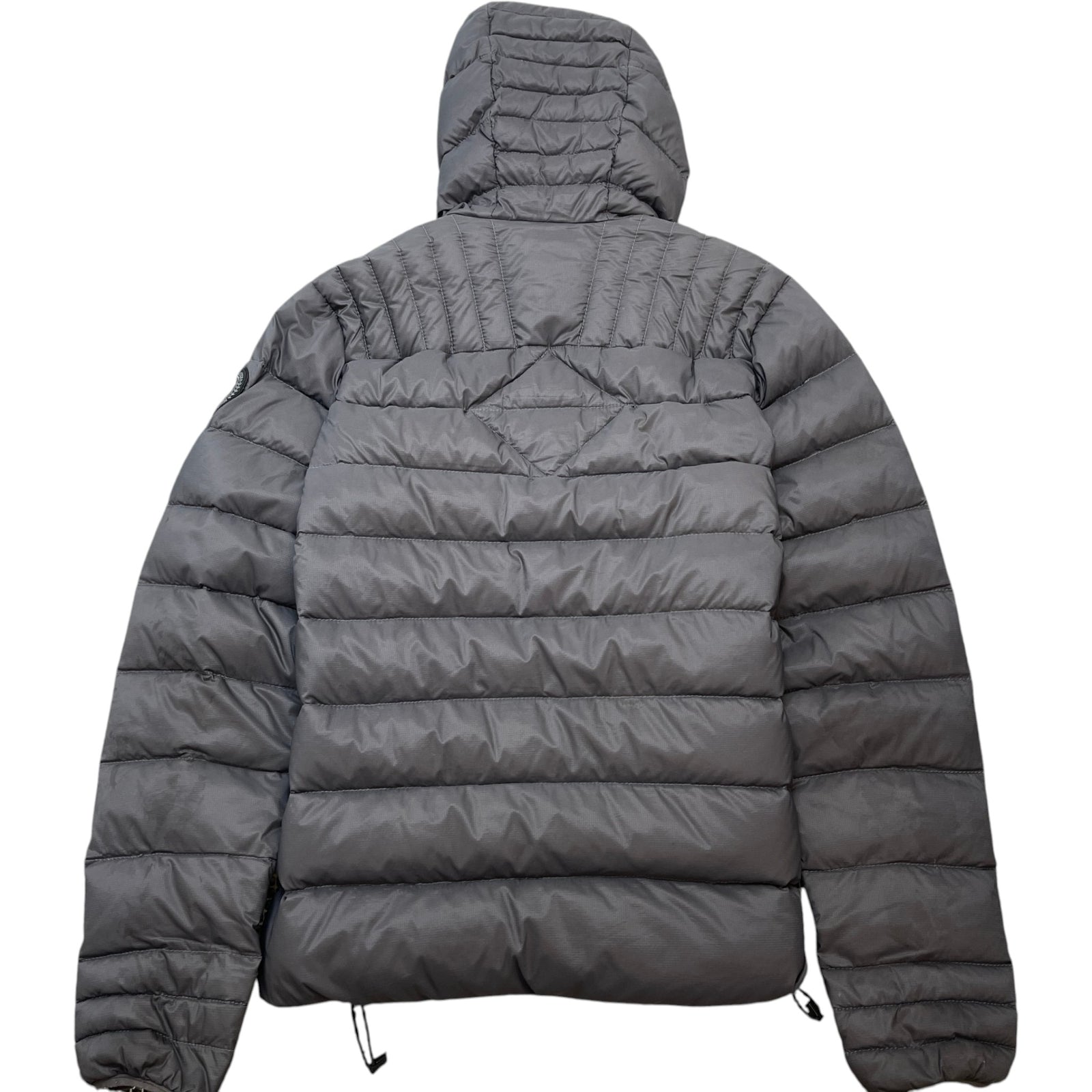 Men's Brookvale Hoody Down Jacket Grey Size M - Photo 2