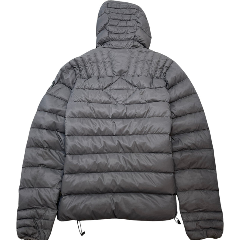 Men's Brookvale Hoody Down Jacket Grey Size M