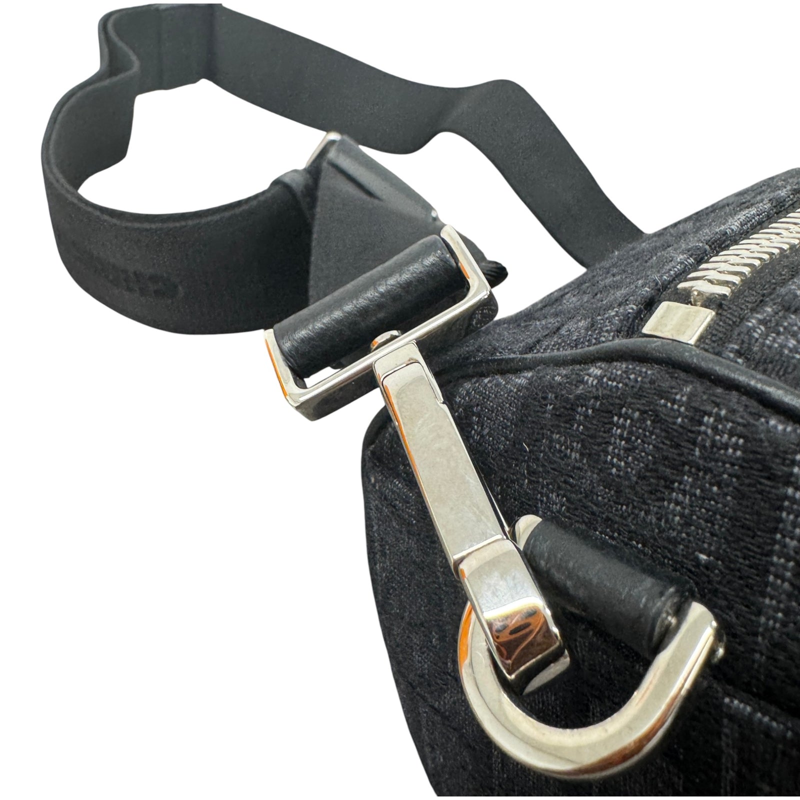 Men's Oblique Jacquard Roller Bag Black - Photo 13