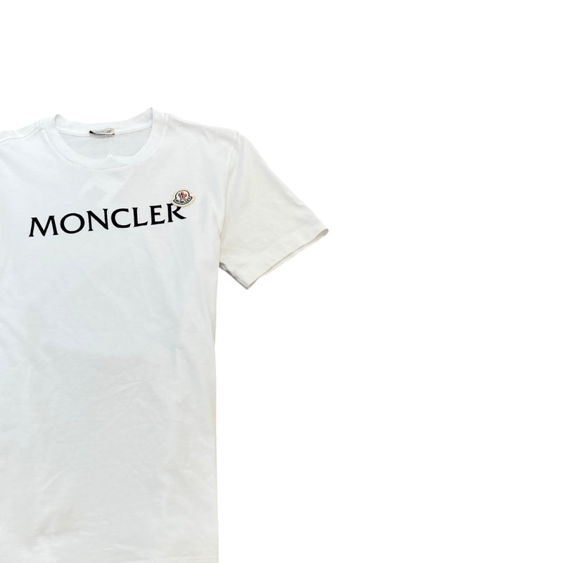 Men's Logo Print T-Shirt White Size S