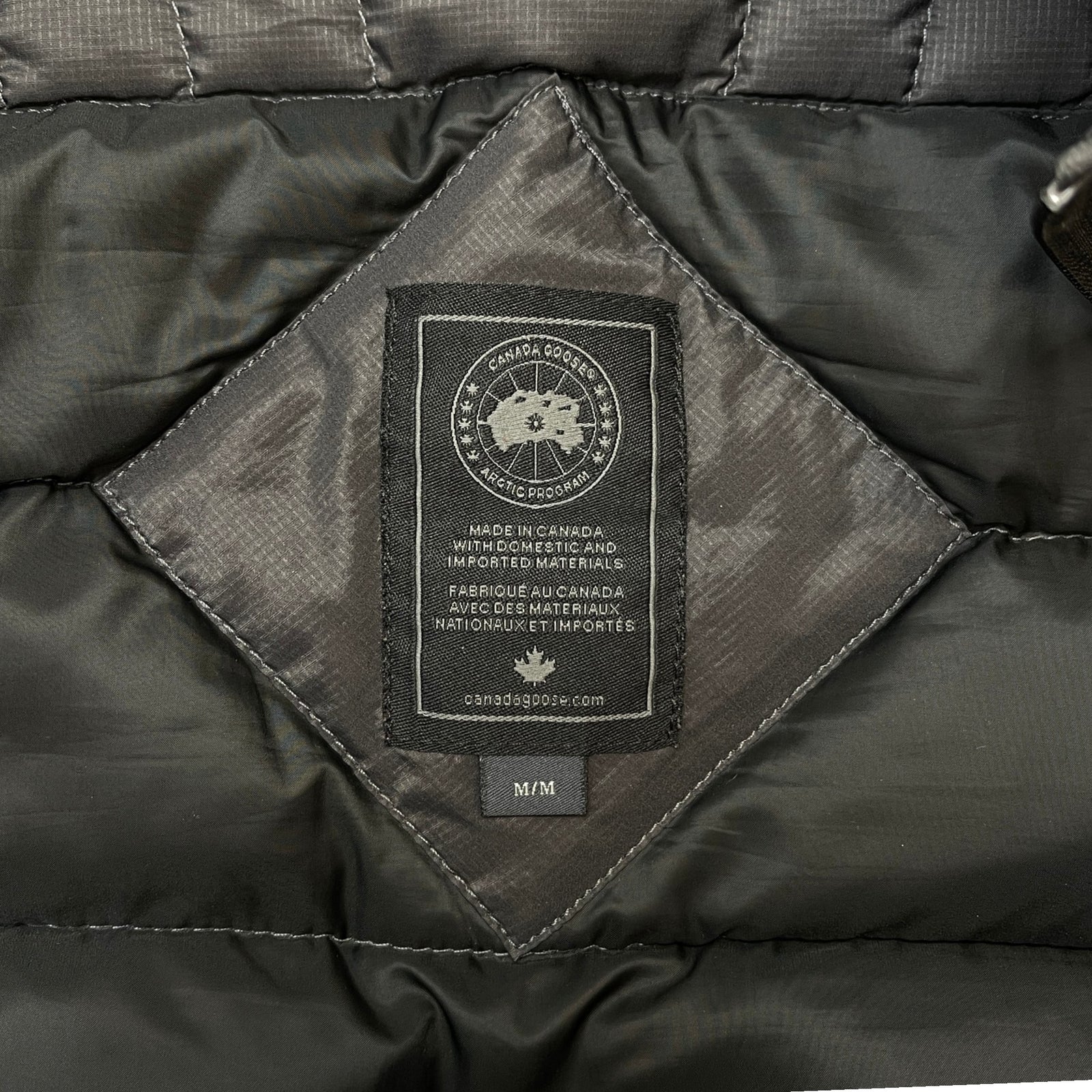 Men's Brookvale Hoody Down Jacket Grey Size M - Photo 6