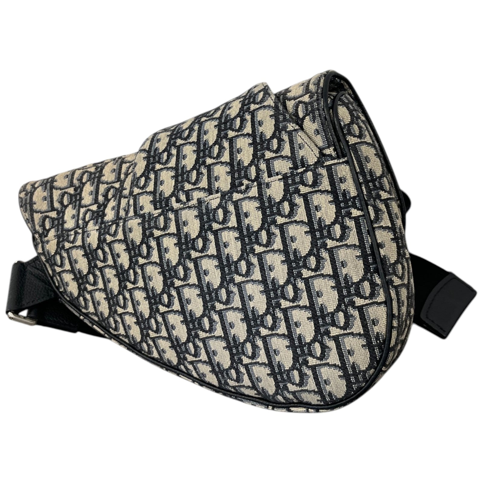 Men's Saddle Oblique Bag Navy - Photo 9