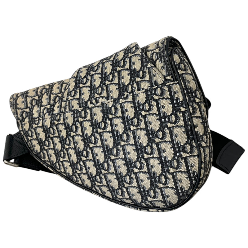 Men's Saddle Oblique Bag Navy