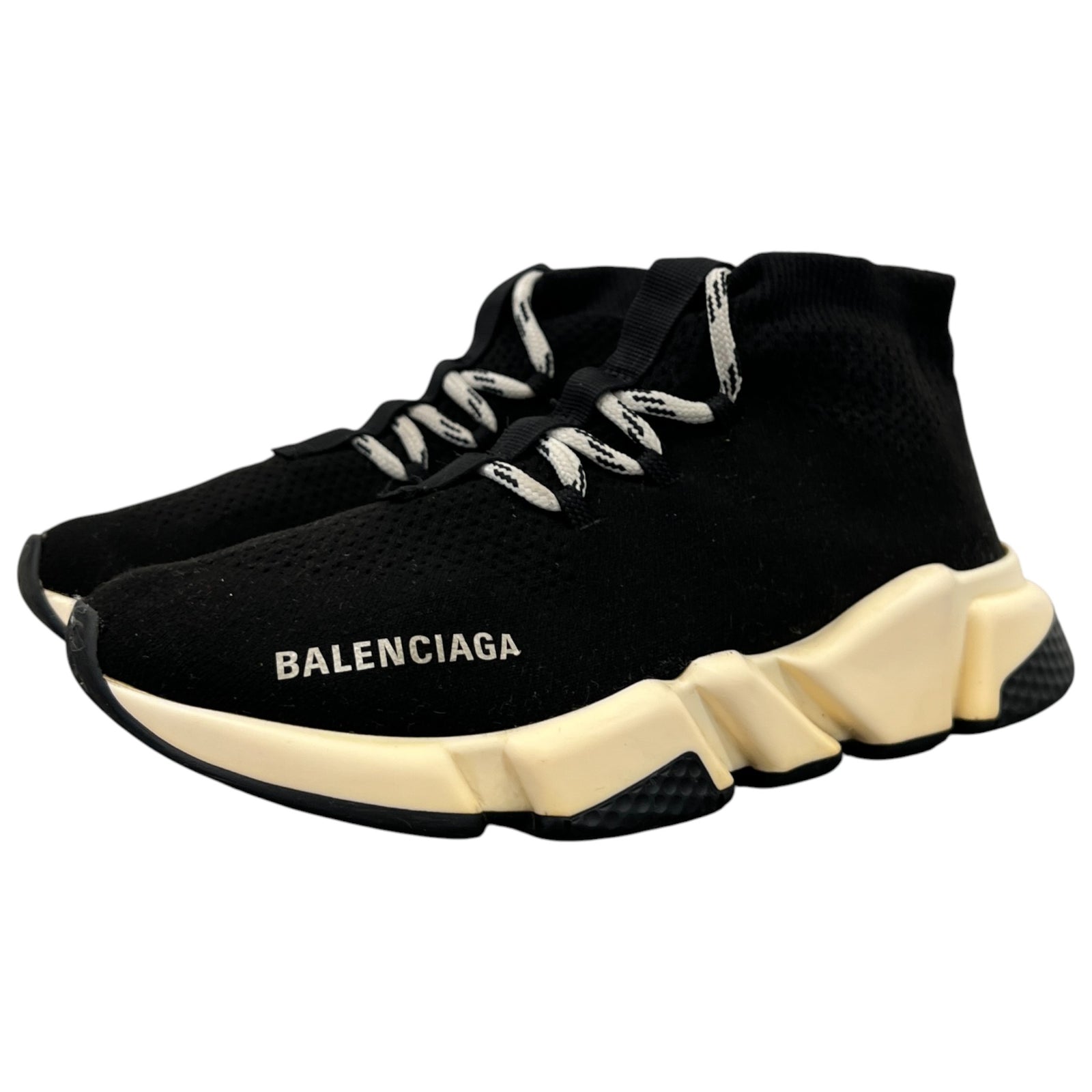 Women's Speed Sock High Trainers Black Size EU 36 / UK 3 - Photo 8