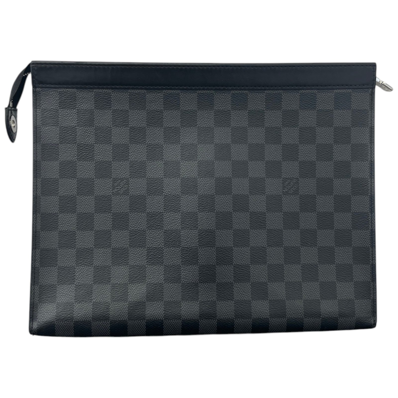 Men's Damier Graphite Pochette Voyage Gm Pouch Black - Photo 2