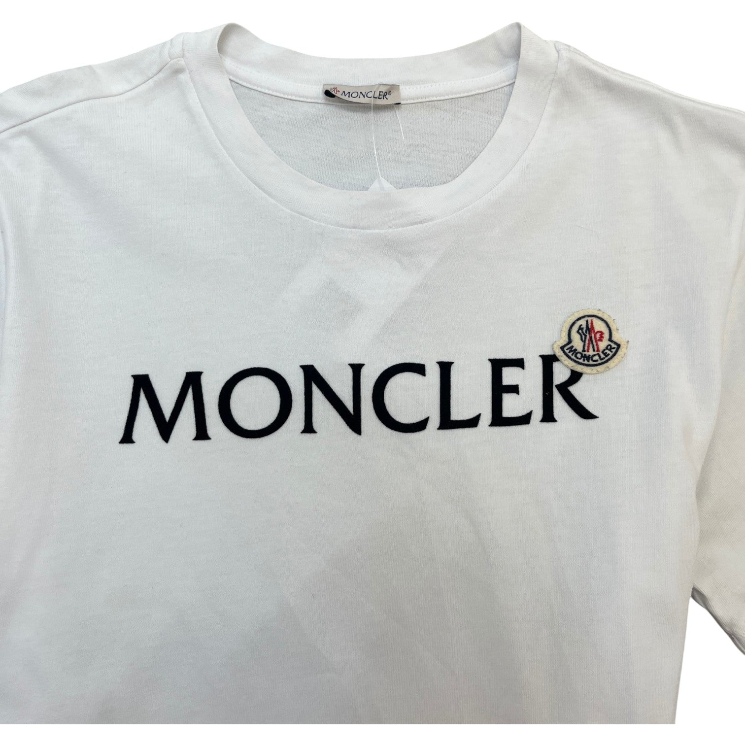 Men's Logo Print T-Shirt White Size S - Photo 5