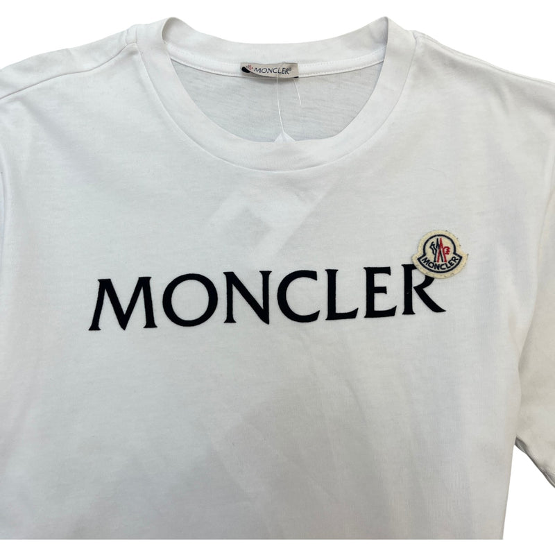 Men's Logo Print T-Shirt White Size S