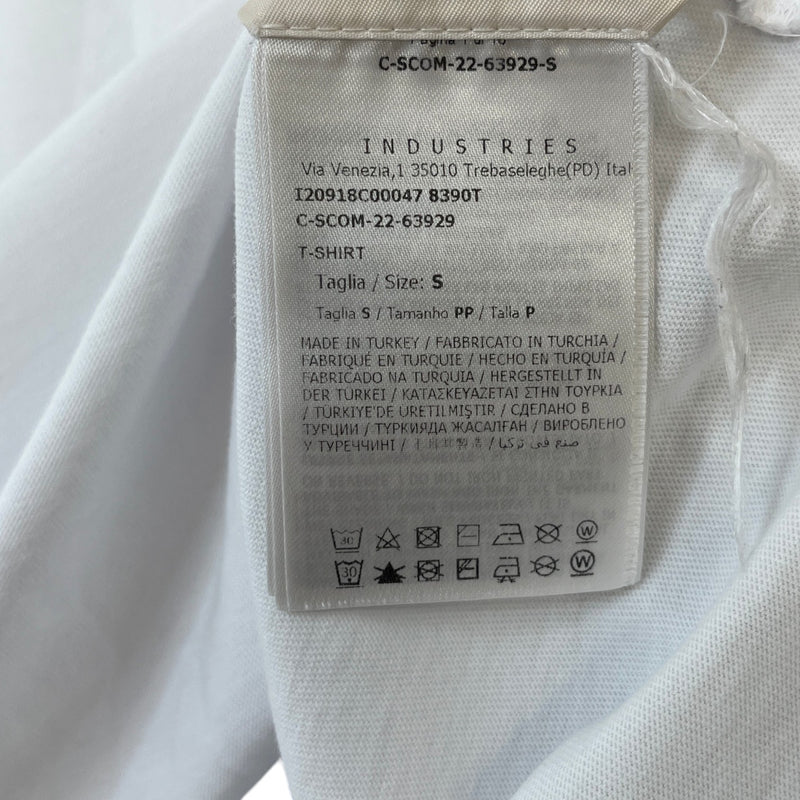 Men's Logo Print T-Shirt White Size S
