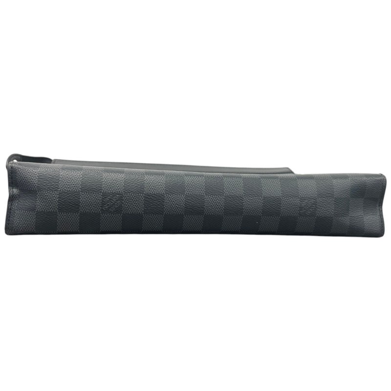 Men's Damier Graphite Pochette Voyage Gm Pouch Black