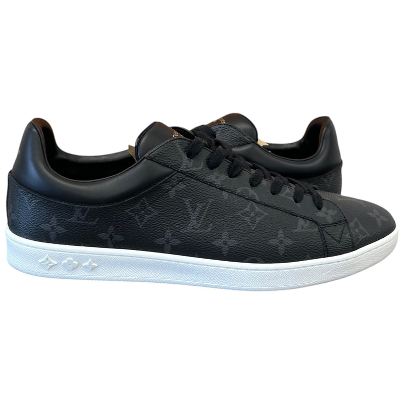 Men's Monogram Eclipse Luxembourg Low Trainers Black Size UK 11 / EU 45