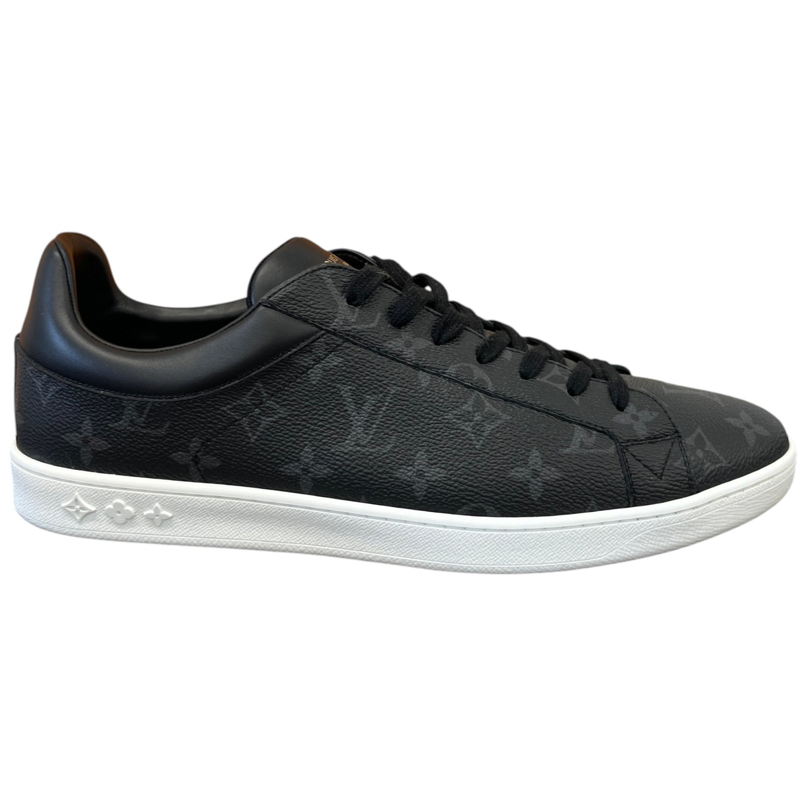 Men's Monogram Eclipse Luxembourg Low Trainers Black Size UK 11 / EU 45 - Photo 1