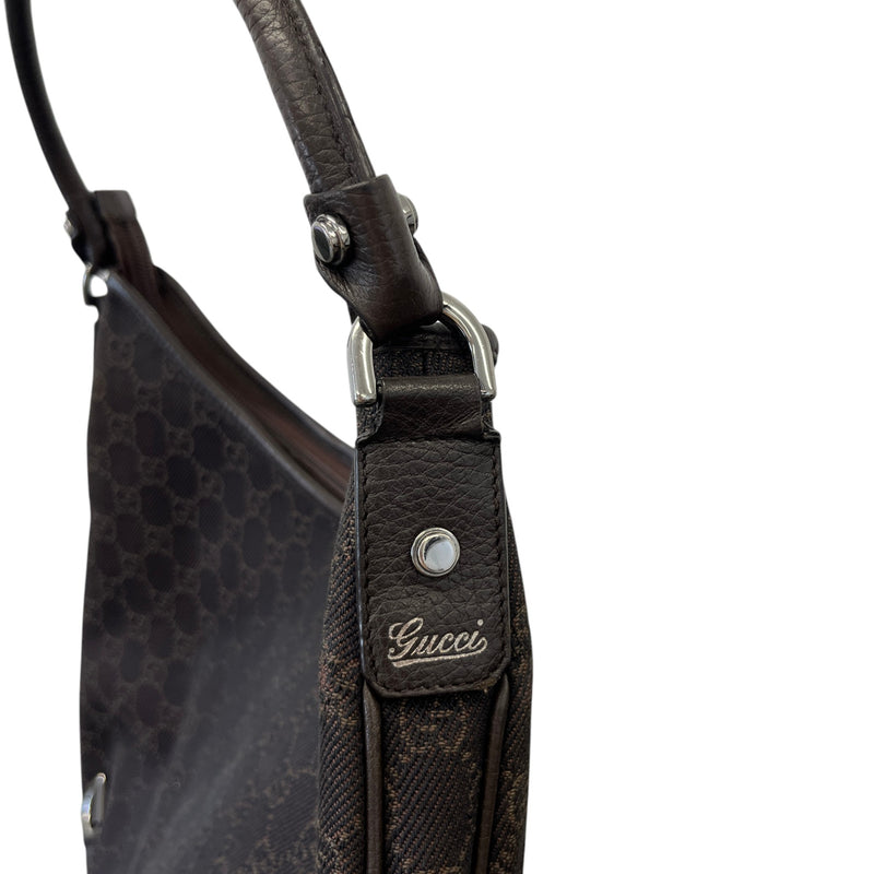 Women's Gg Canvas Abbey D-Ring Hobo Bag Brown