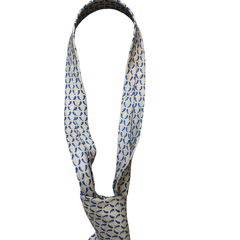 Men's Geometric Logo Tie Beige