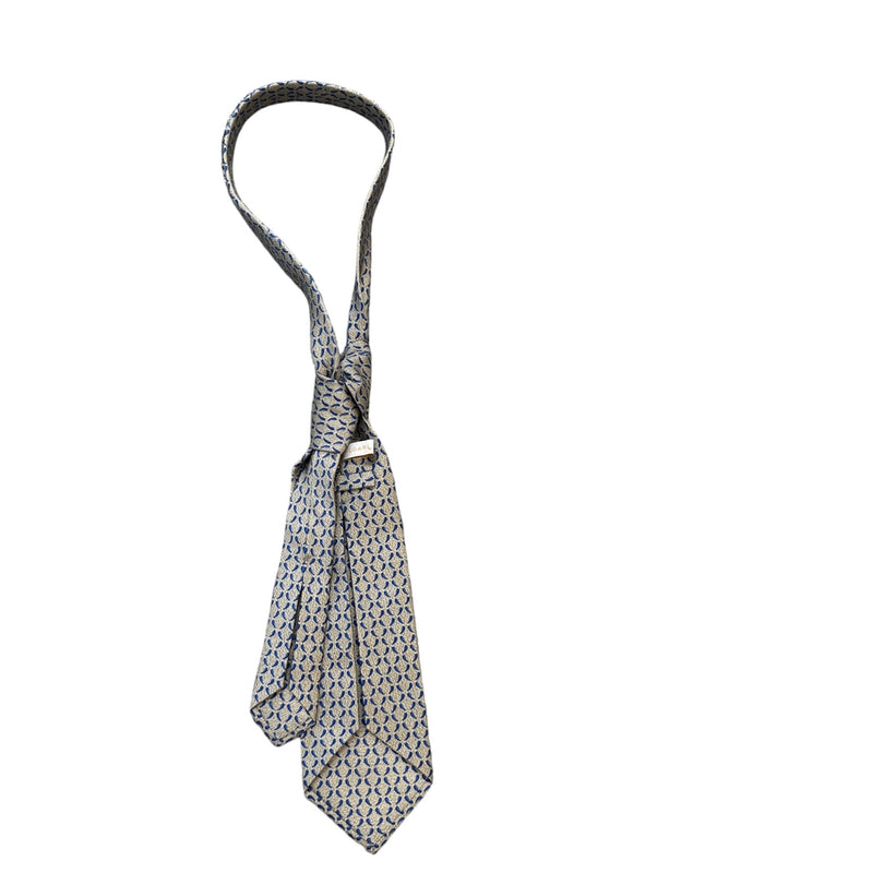 Men's Geometric Logo Tie Beige