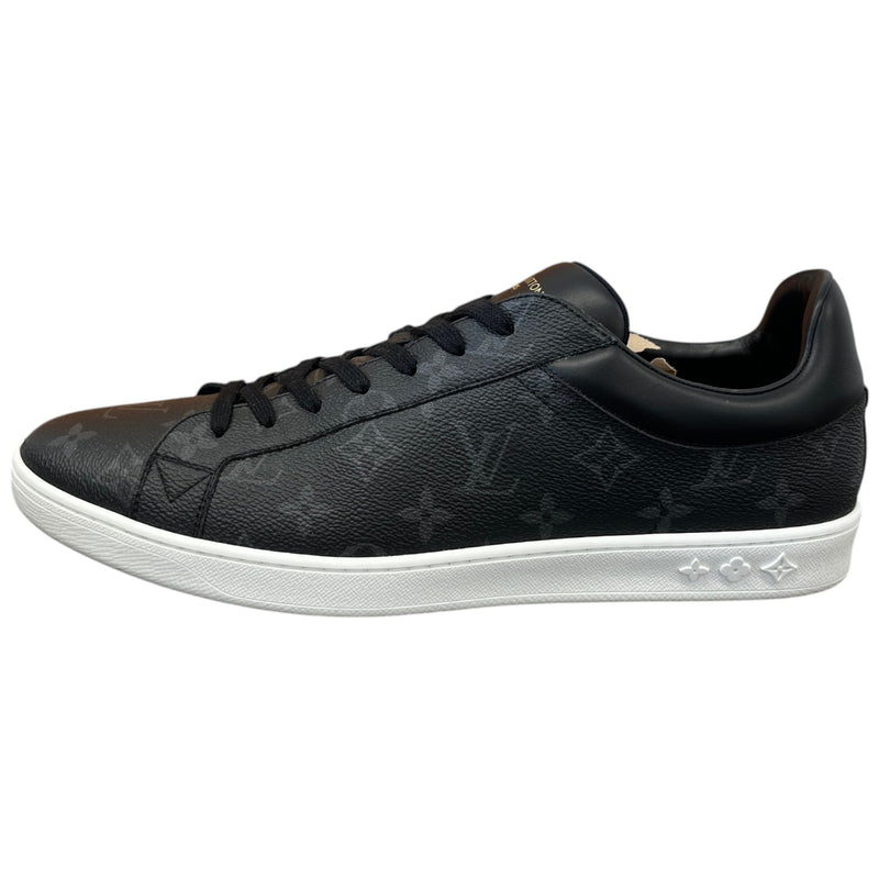 Men's Monogram Eclipse Luxembourg Low Trainers Black Size UK 11 / EU 45