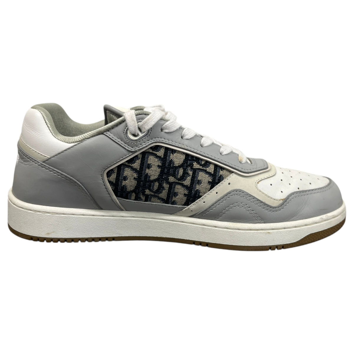 Men's B27 Oblique Jacquard Low Trainers White Size UK 10 / EU 44 - Photo 4