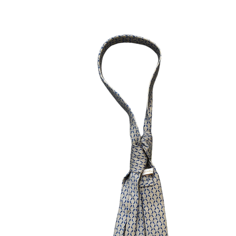 Men's Geometric Logo Tie Beige