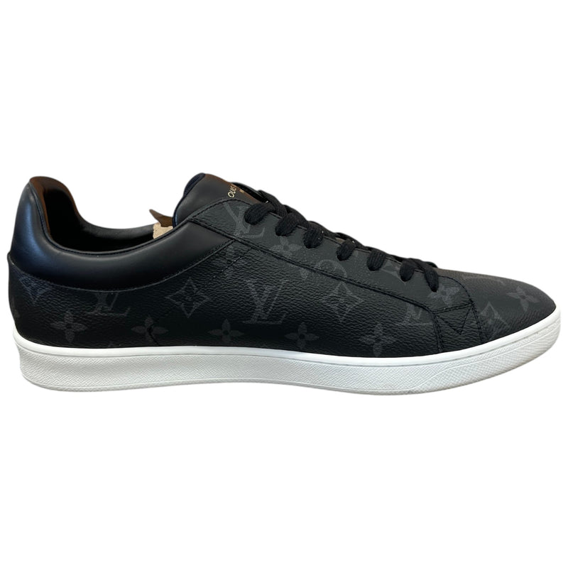 Men's Monogram Eclipse Luxembourg Low Trainers Black Size UK 11 / EU 45