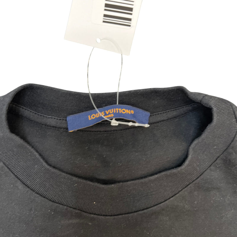 Men's Monogram Gradient T-Shirt Black Size XS