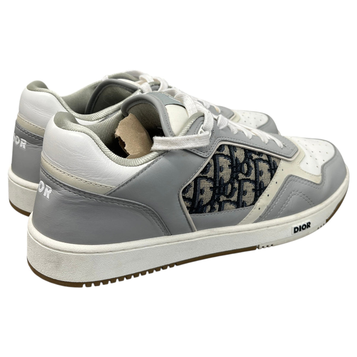 Men's B27 Oblique Jacquard Low Trainers White Size UK 10 / EU 44 - Photo 8