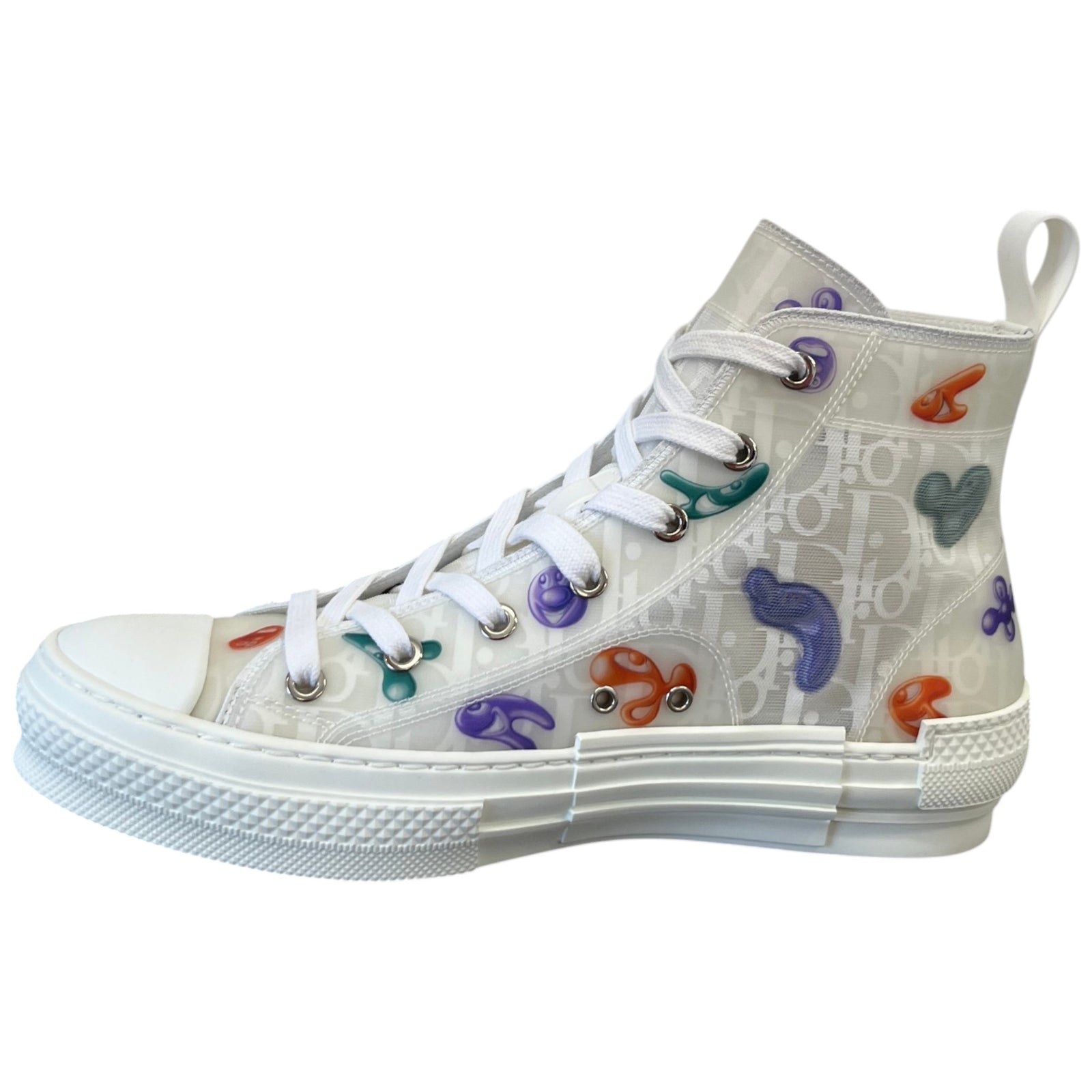 Men's B23 X Kenny Scharf High Trainers White Size EU 40.5 / UK 6.5 - Photo 2