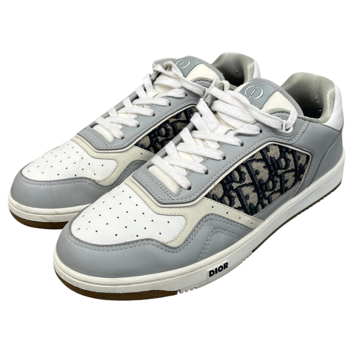 Men's B27 Oblique Jacquard Low Trainers White Size UK 10 / EU 44 - Photo 9
