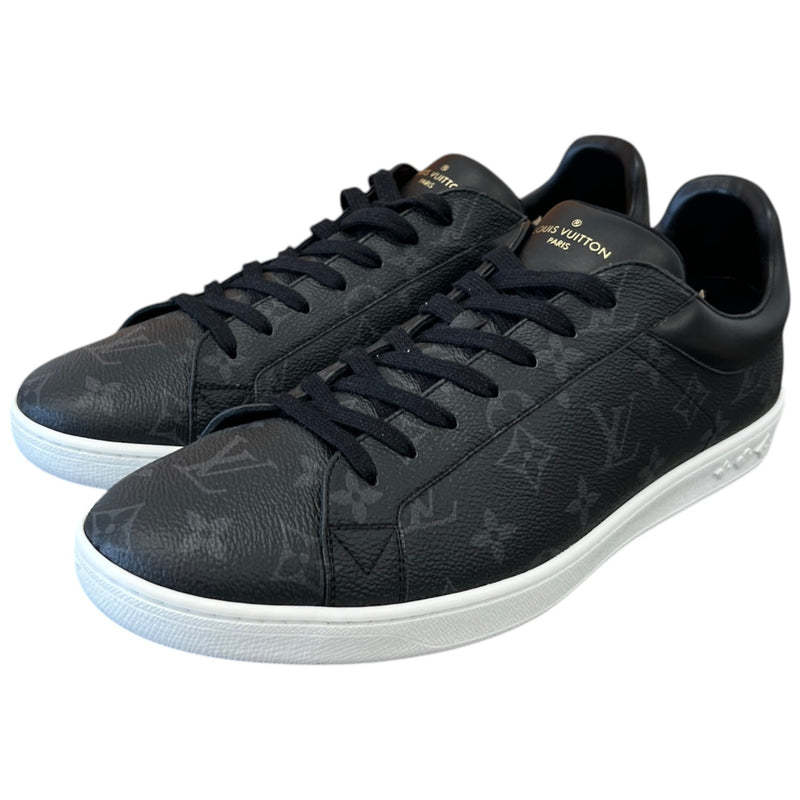 Men's Monogram Eclipse Luxembourg Low Trainers Black Size UK 11 / EU 45