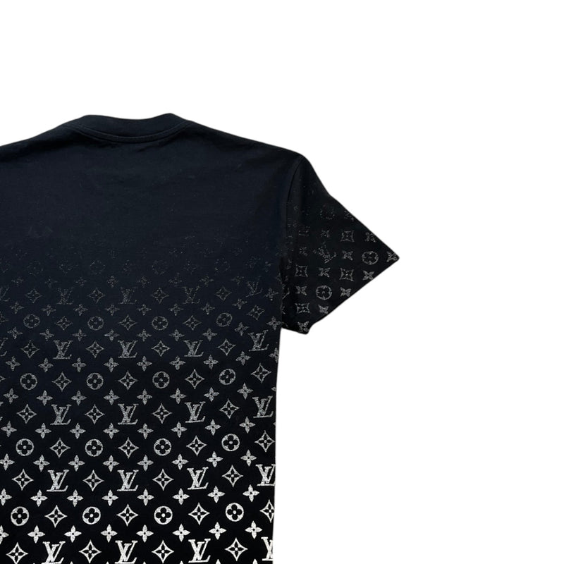 Men's Monogram Gradient T-Shirt Black Size XS