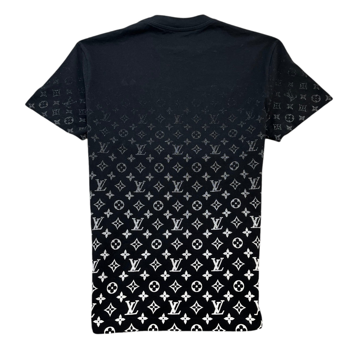 Men's Monogram Gradient T-Shirt Black Size XS - Photo 2