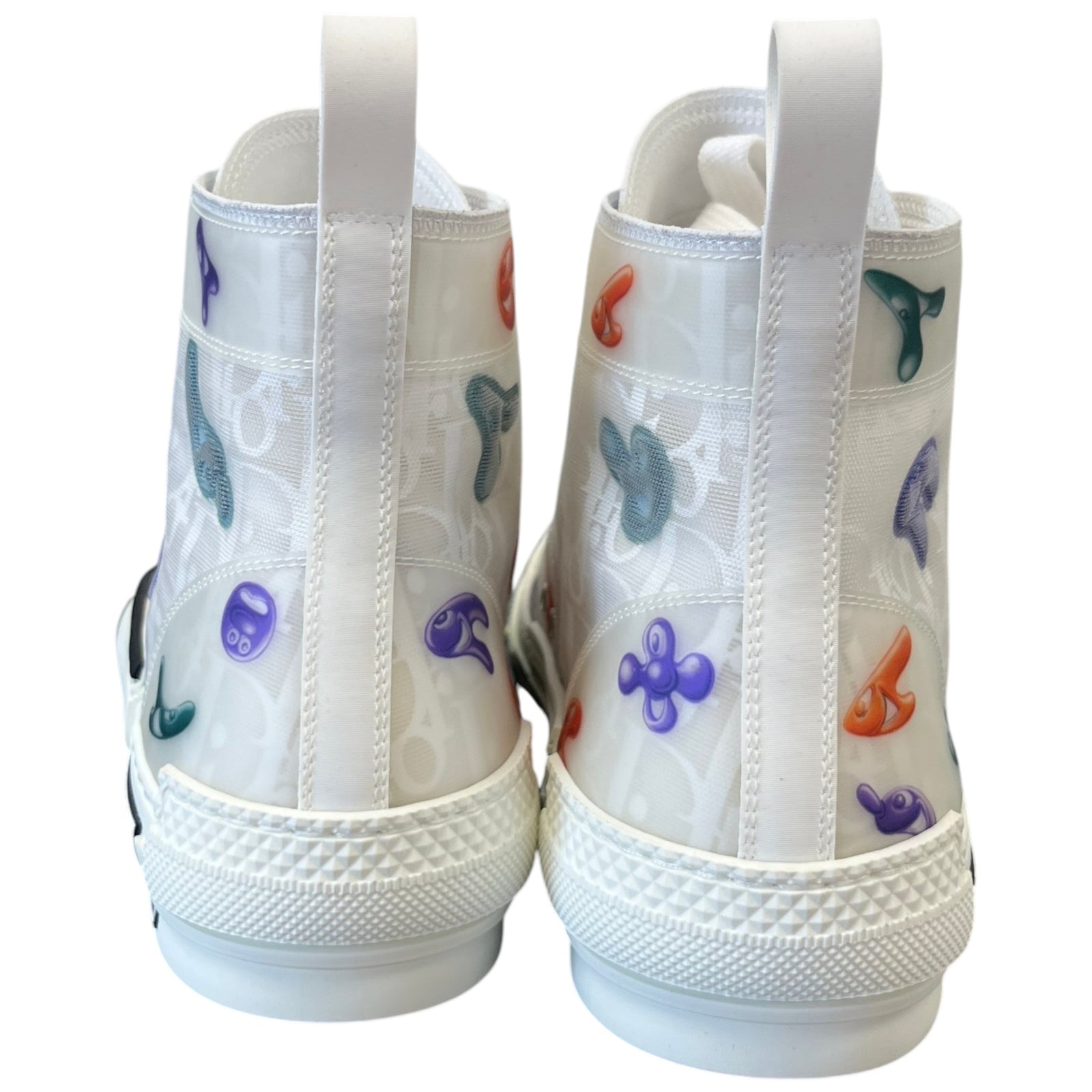 Men's B23 X Kenny Scharf High Trainers White Size EU 40.5 / UK 6.5 - Photo 7