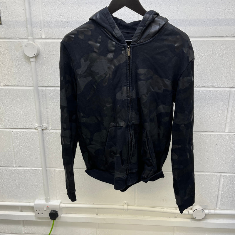 Men's Camoflague Hoodie Black Size M